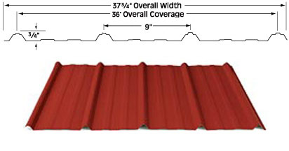 Imperial Rib Metal Roof Panels